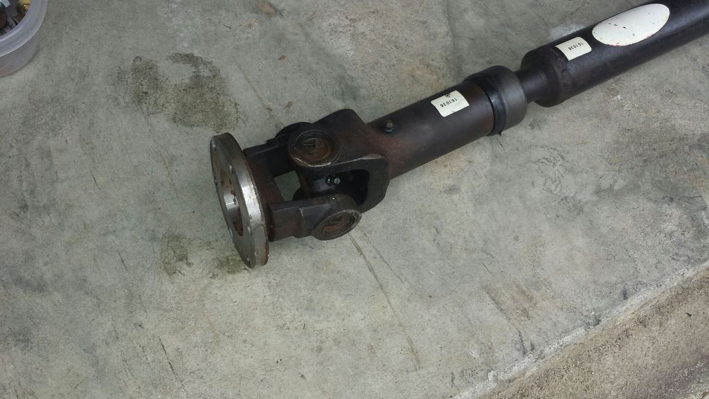 WJ front driveshaft yoke swap